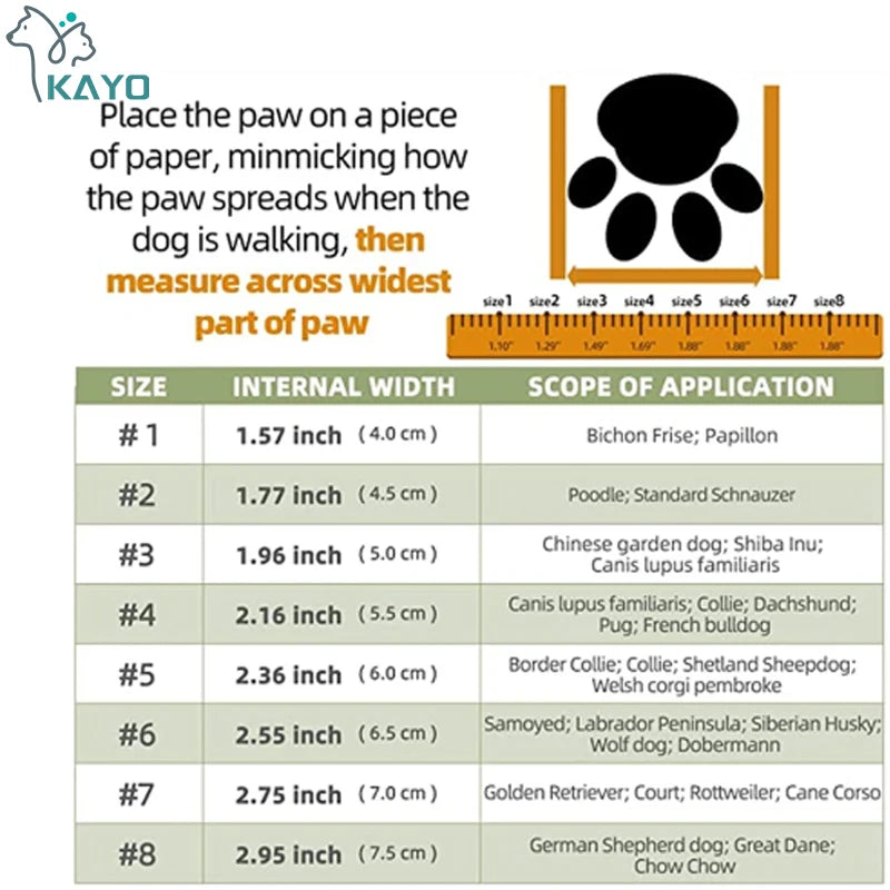 ZarpaPaws Grip – Botas Impermeables y Antideslizantes para Perros
