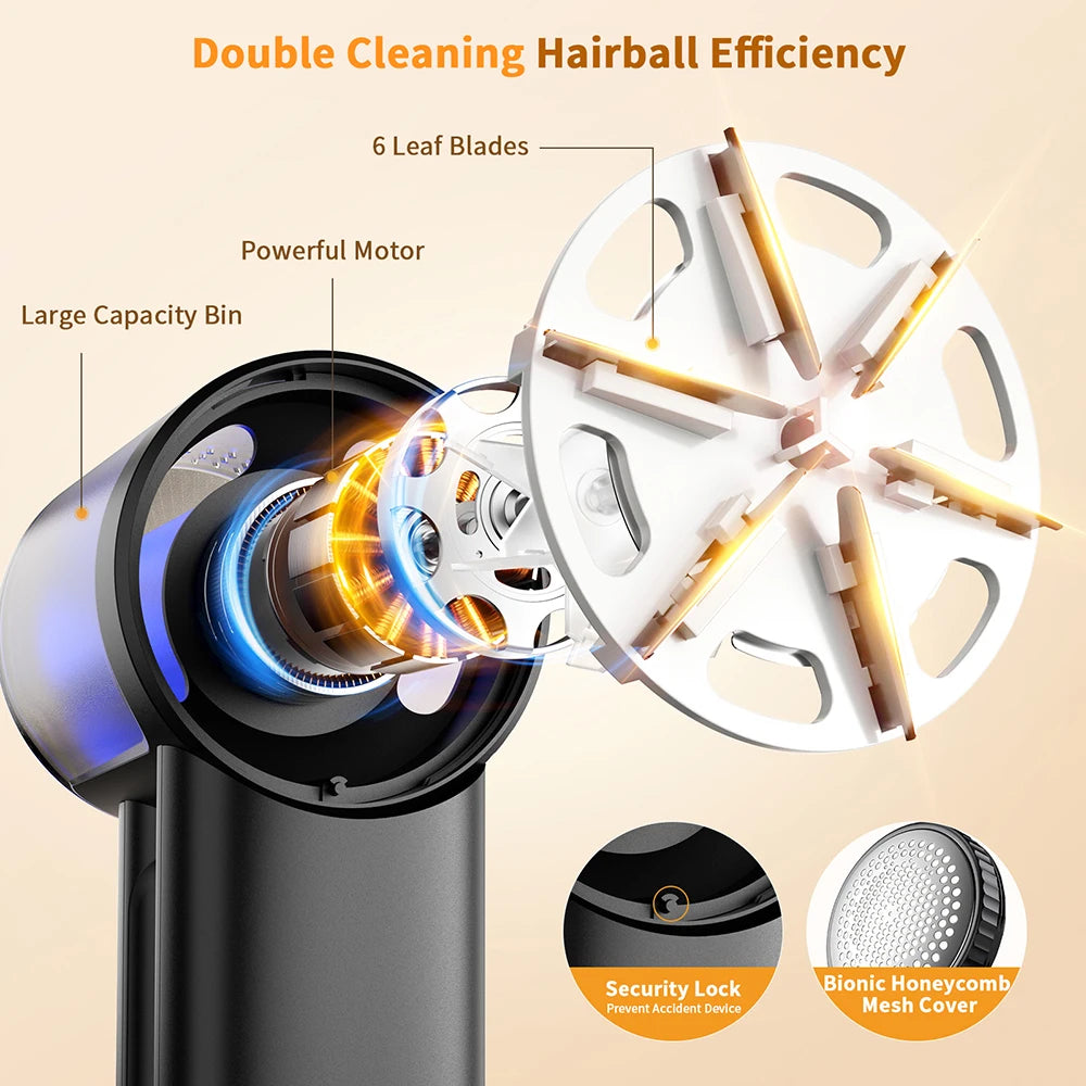 ZarpaBrush Pro Max – Afeitadora de Telas 2 en 1 con Cepillo