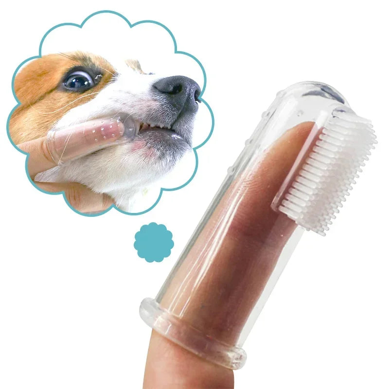 ZarpaBrush Finger – Cepillo Dental de Silicona para Perros y Gatos