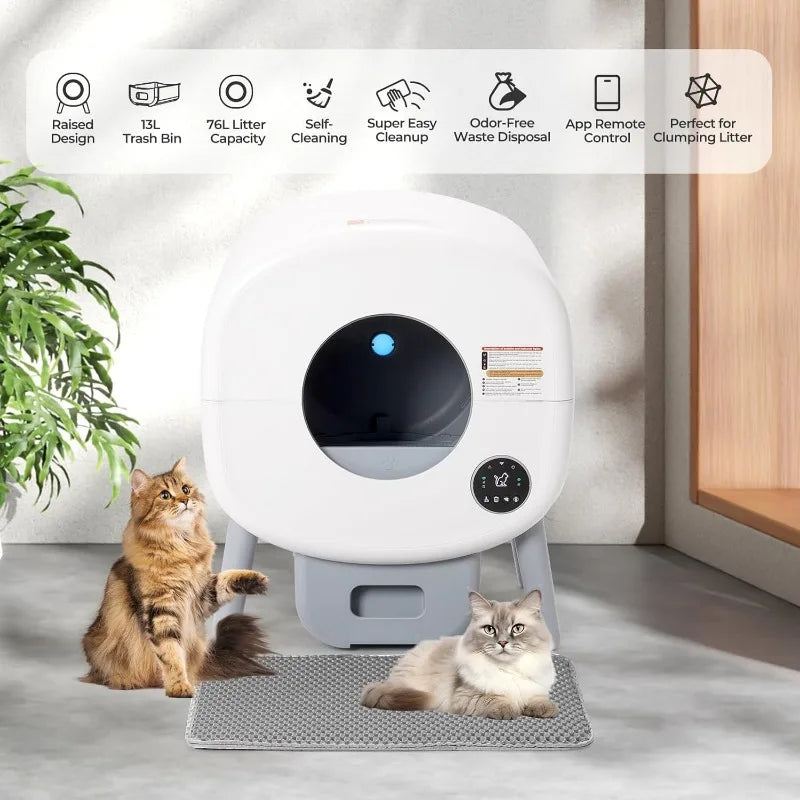 ZarpaLux Smart Litter 300 - Caja de Arena Inteligente Premium