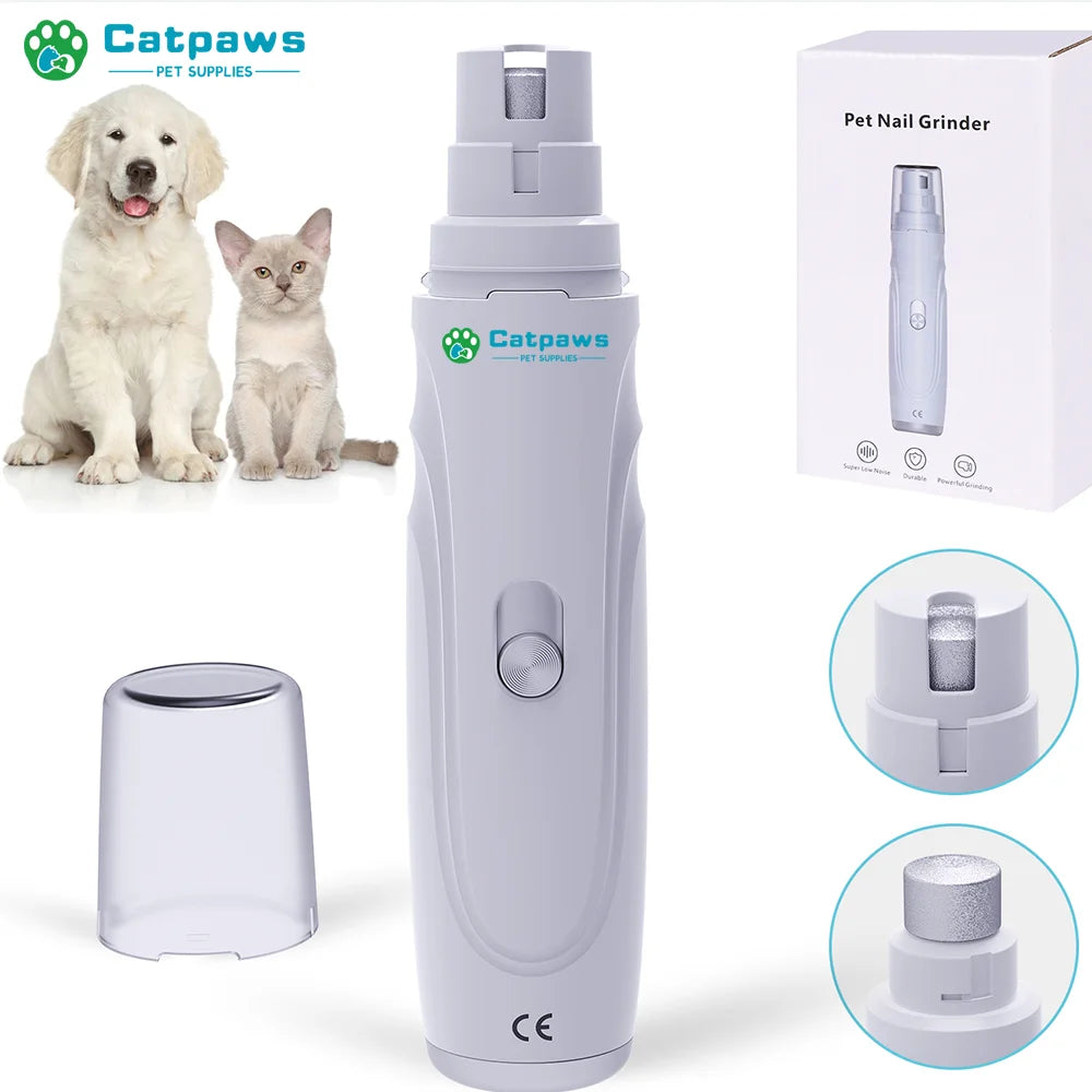 ZarpaNail Pro – Lima Eléctrica para Uñas de Perros con Cabezal Intercambiable