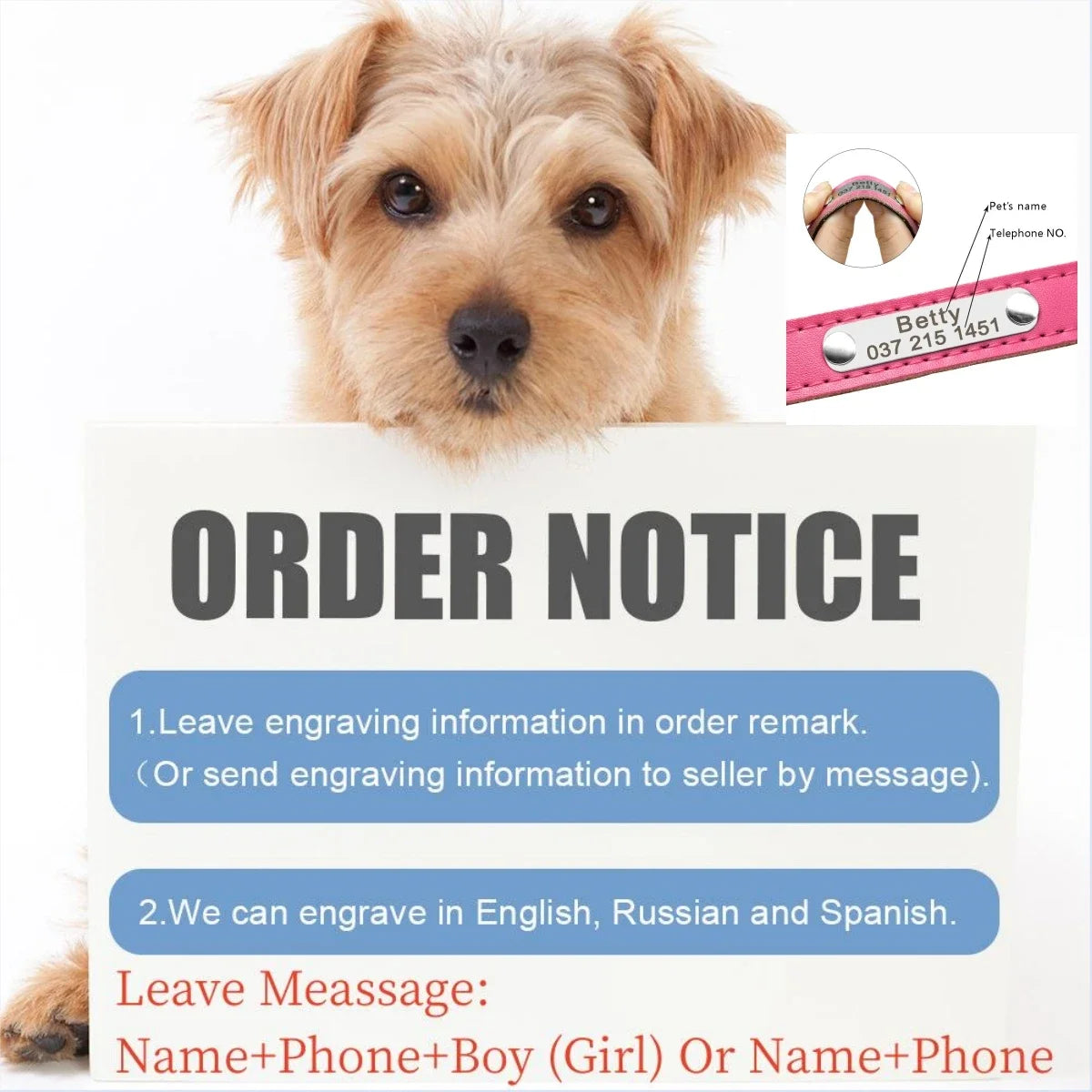 ZarpaID – Collar Personalizado de Cuero con Placa Grabada