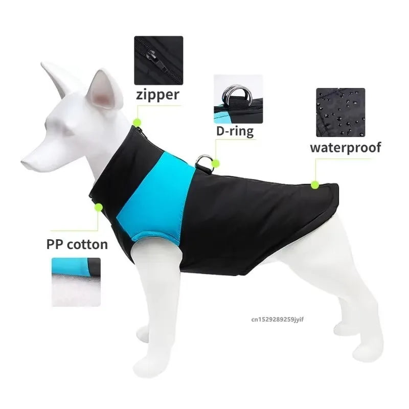 ZarpaShield – Chaqueta Impermeable Acolchada para Perros