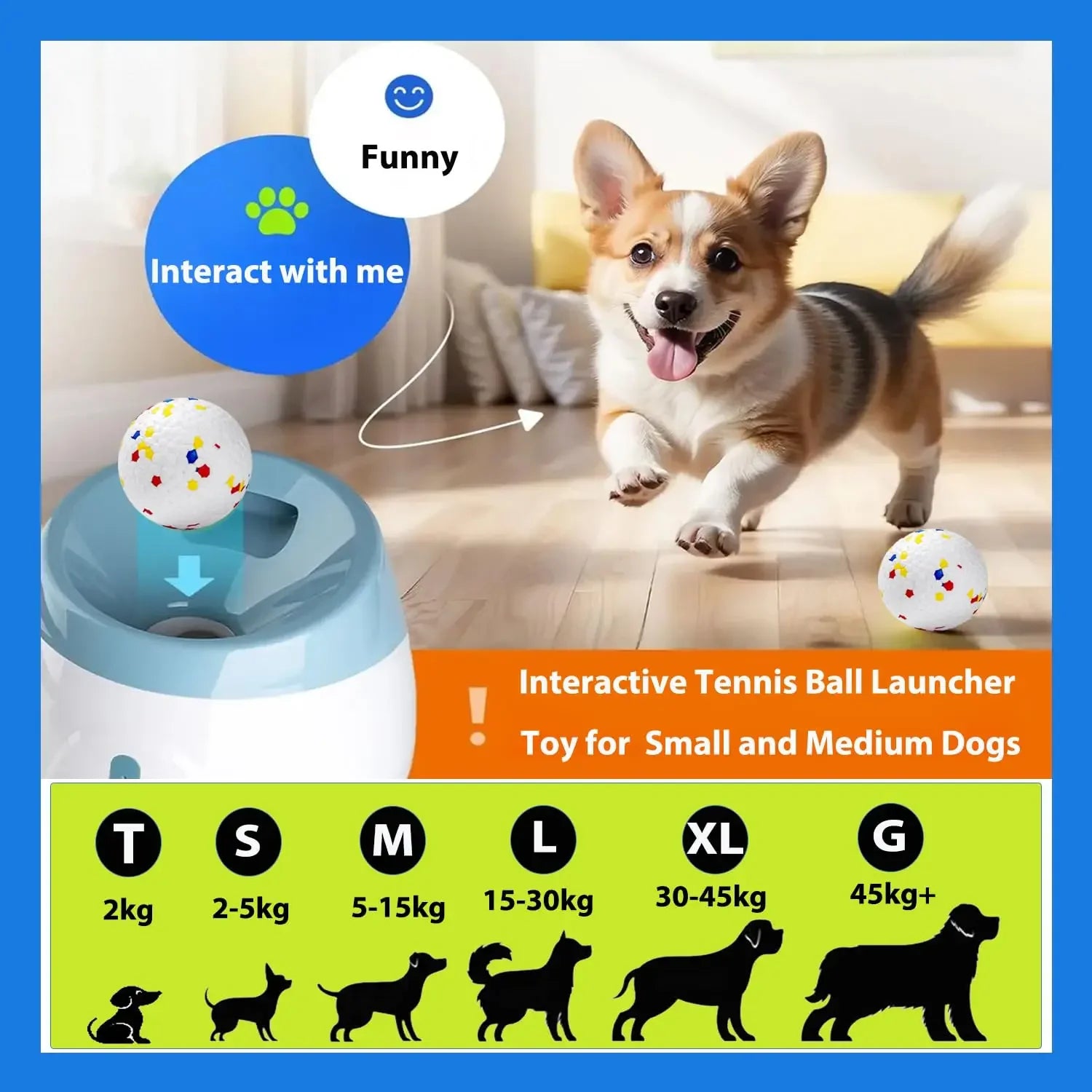 ZarpaPlay Ball Pro – Lanzador Automático de Pelotas para Perros