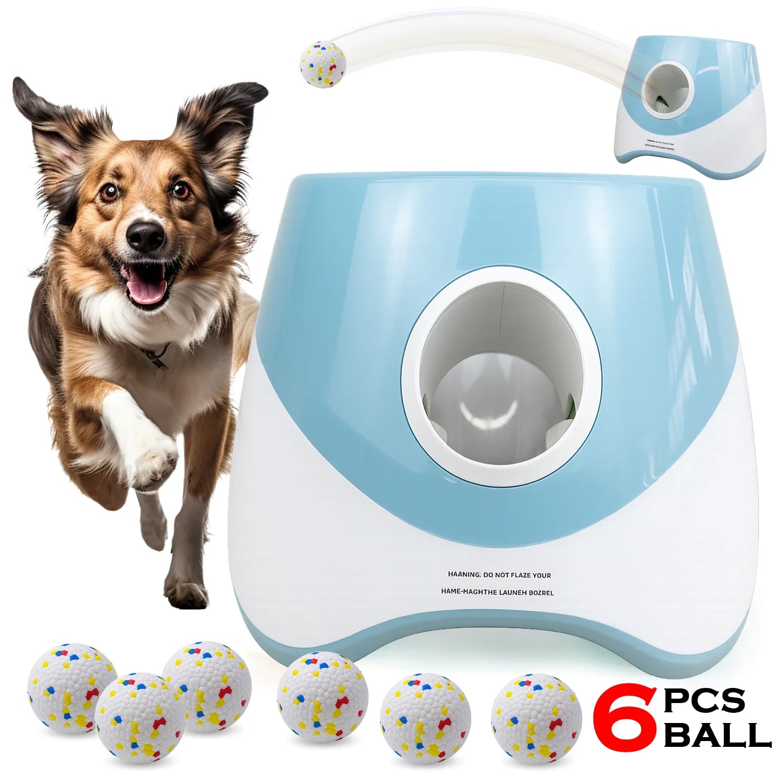 ZarpaPlay Ball Pro – Lanzador Automático de Pelotas para Perros