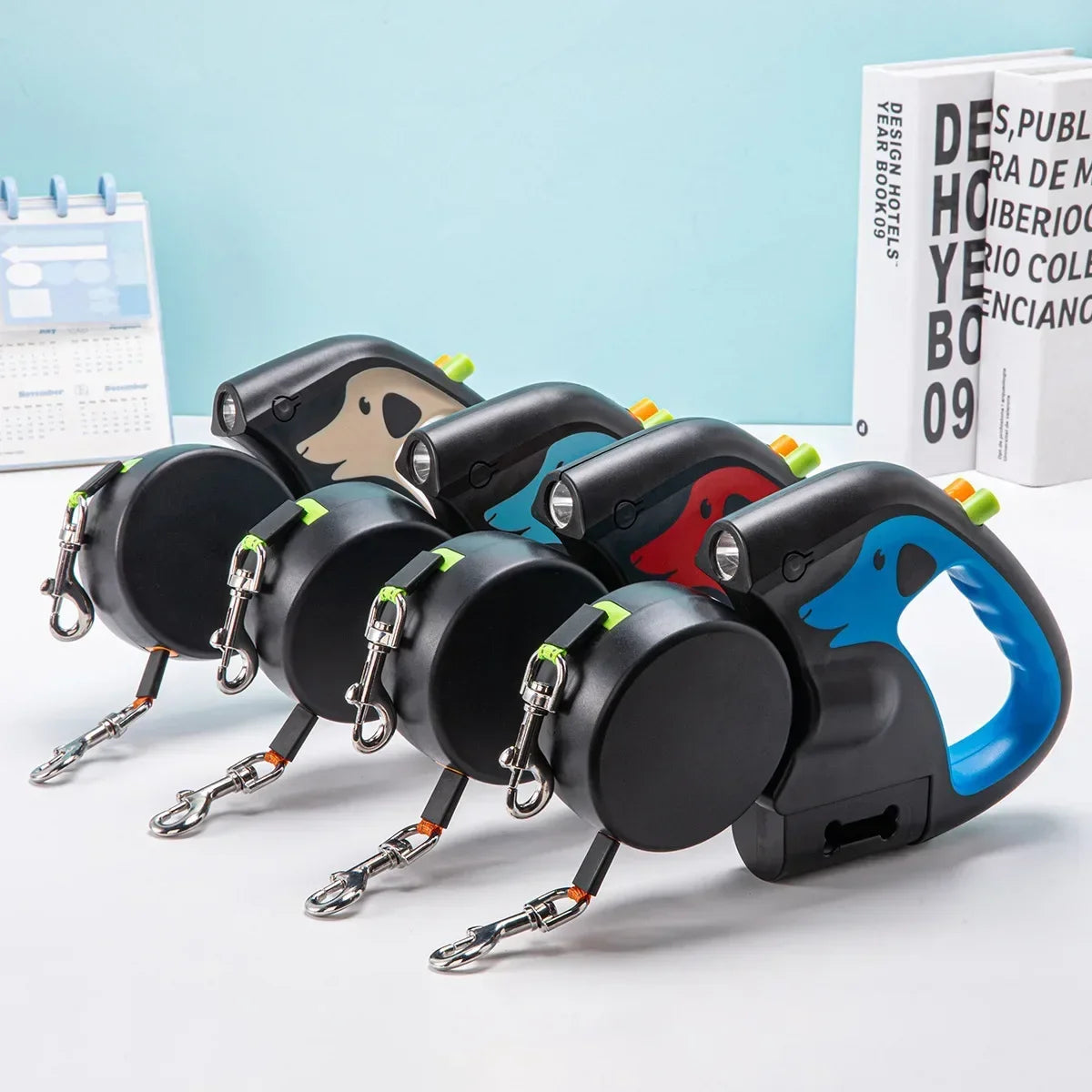 ZarpaDuo – Correa Retráctil Doble para Paseos con 2 Perros